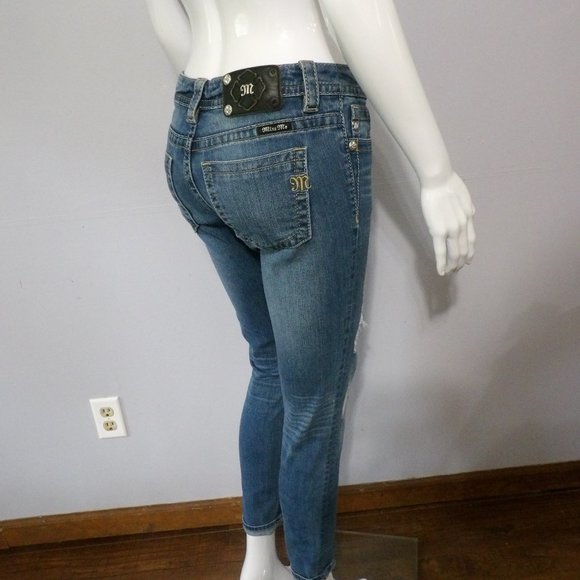 Miss Me Mid Rise Skinny Jeans Sz 1/2 (26) - Picture 9 of 15